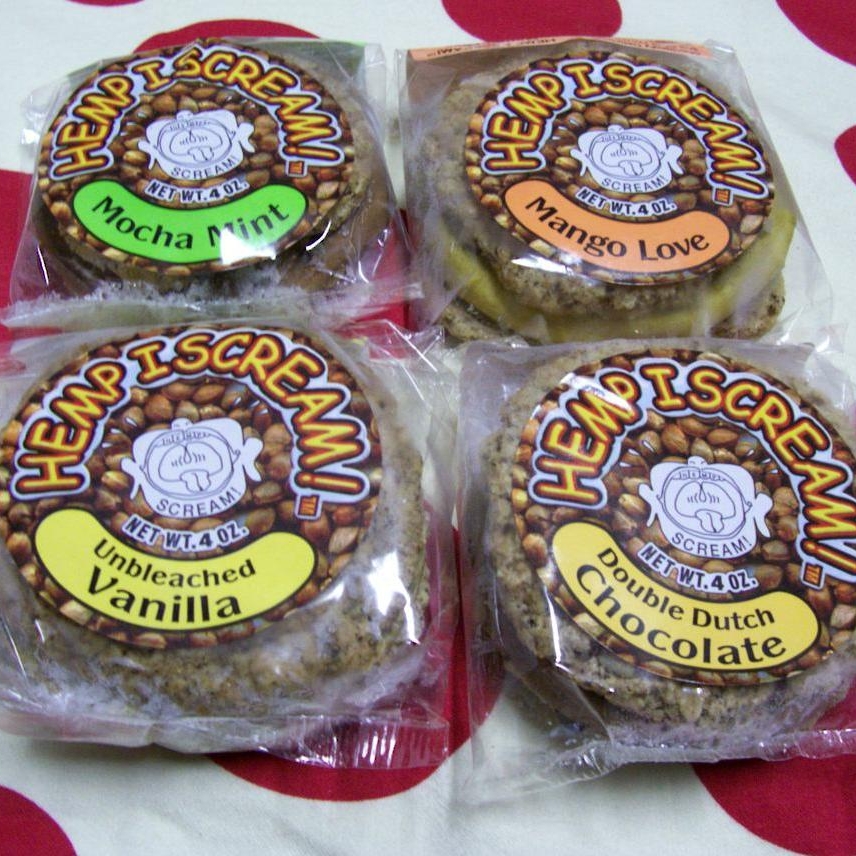 Hemp Ice Cream Sandwich